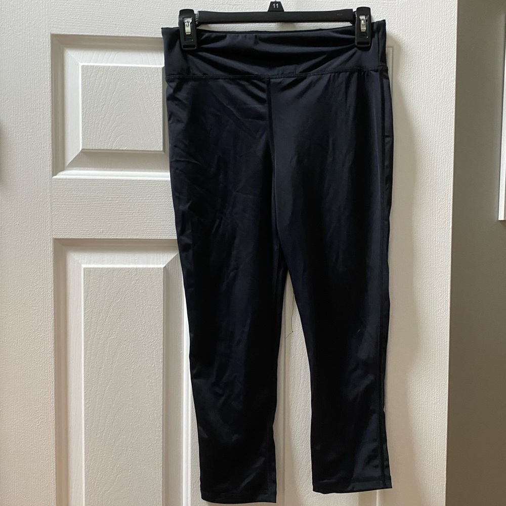 Gently used black Balera capris pants